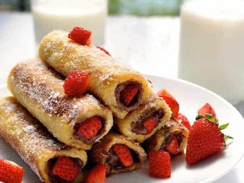 gingerbread french toast roll ups recipe